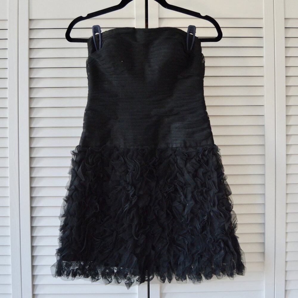 Niteline Black Strapless Dress